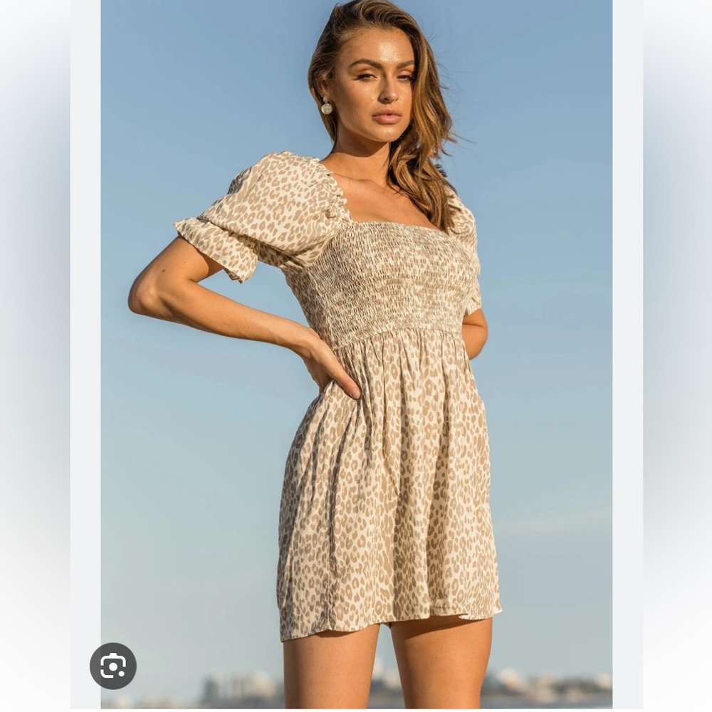 Mura Boutique Leopard Dress